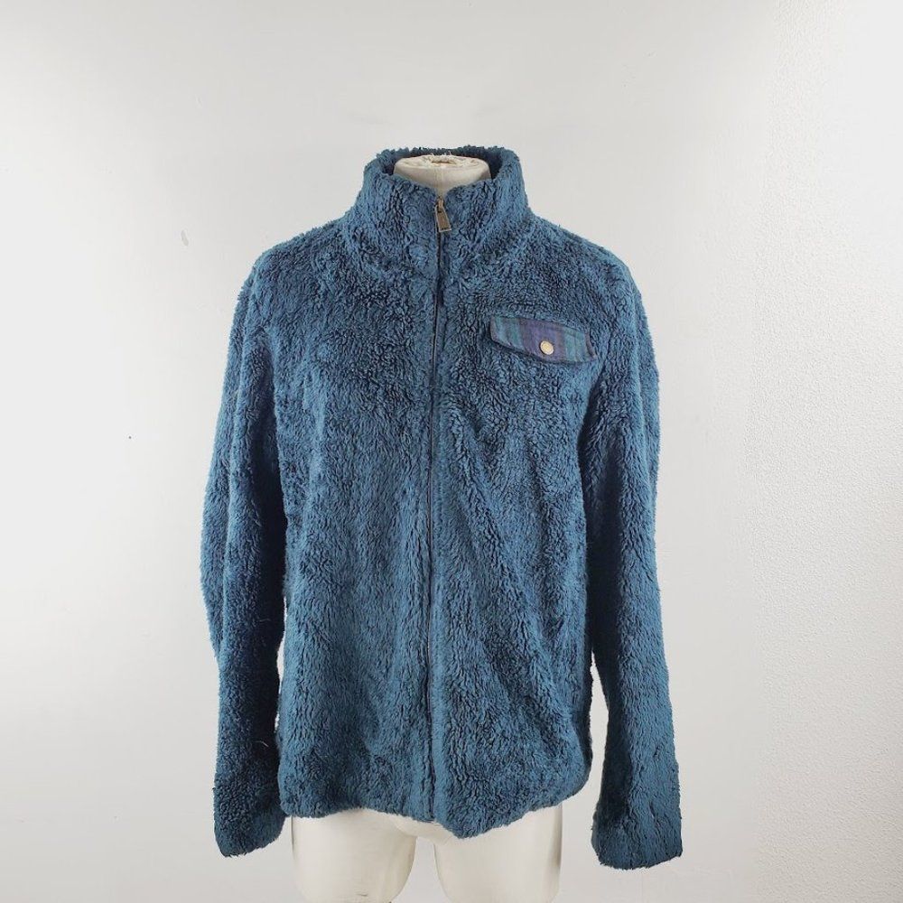 Pendleton Men's Teal Long Sleeve Wool Thermal Full Zip Jacket Size XL
